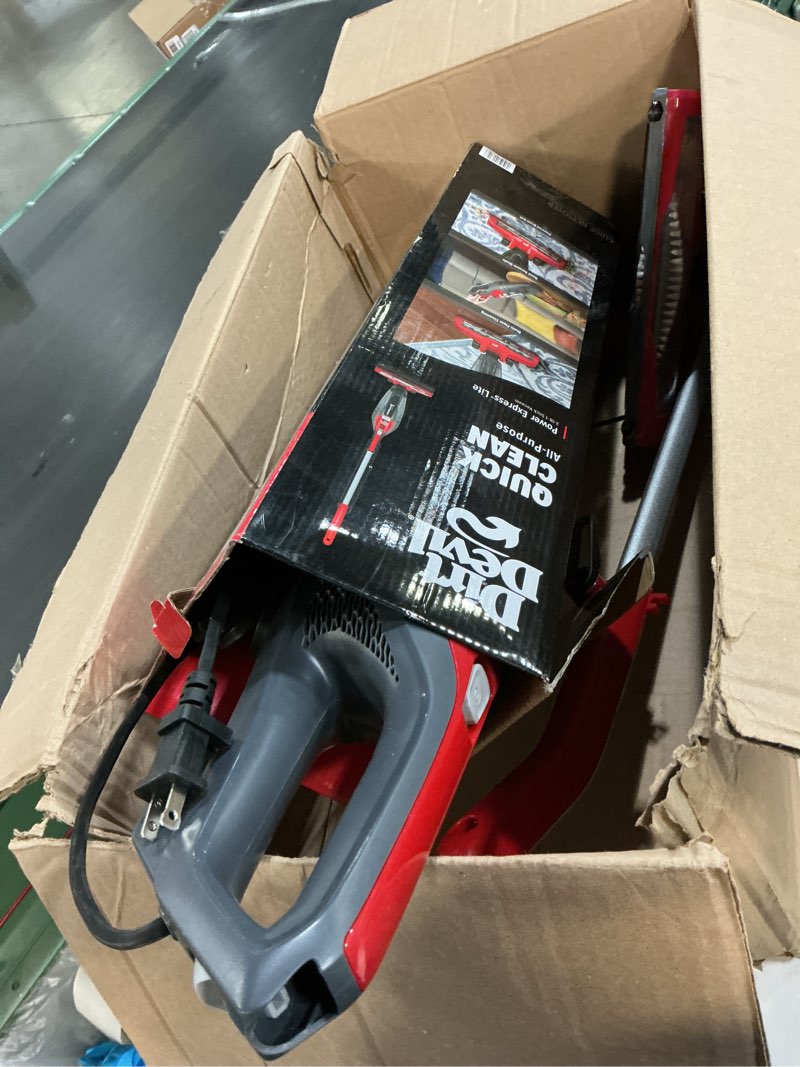 Condition photo showing As Is for Dirt Devil Power Express Lite 3-in-1 Corded Stick Vacuum SD22020