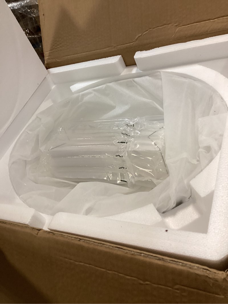 Condition photo showing Good Condition for Davivy 16'' X 13.5'' Oval Vessel Sink with Pop Up Drain,Bathroom Sinks Above Counter,White Vessel Sink,Bathroom Vessel Sinks,Ceramic Vessel Sink,Counter top Sink,Oval Sink Bowls for Bathroom