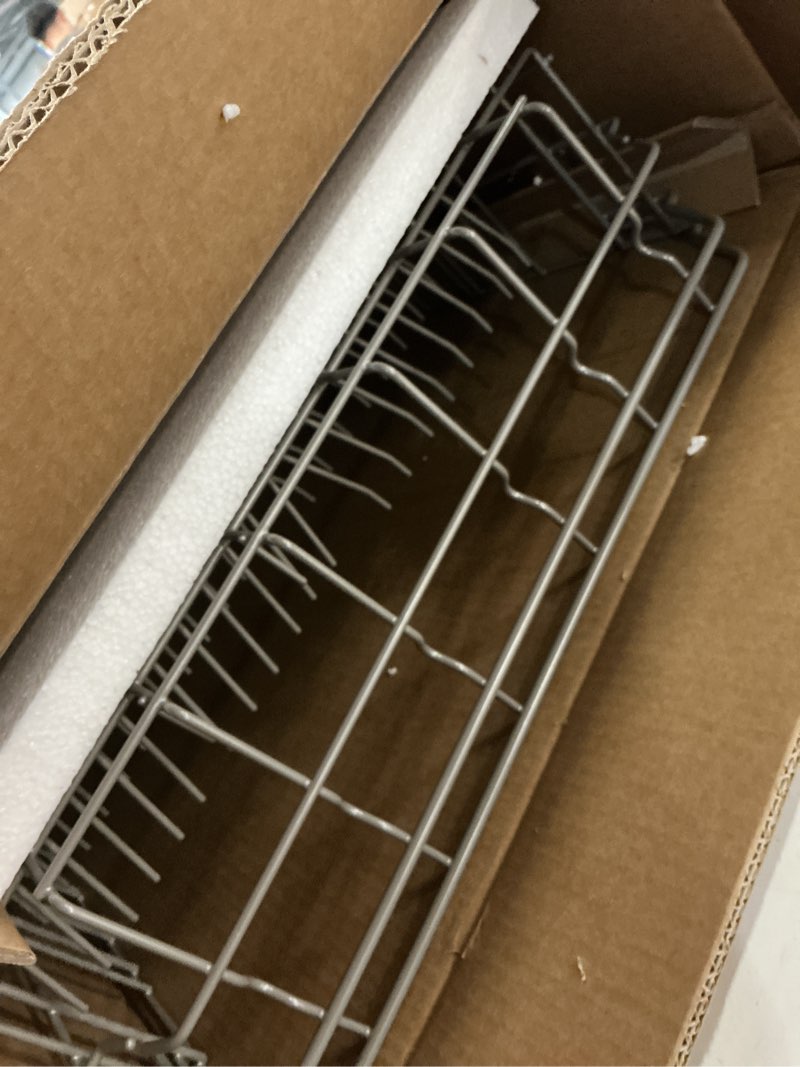 Condition photo showing Good Condition for upgraded dd82-01384a dd81-02295a dishwasher rack replacement parts for samsung dishwasher lower dish rack 22.5'' d x 20.5'' w basket wheels rollers dw80m2020us dw80r2031us bottom dishrack assembly 22.5‘’ x 20.5'' x 7.3'' samsung dd82-01384a