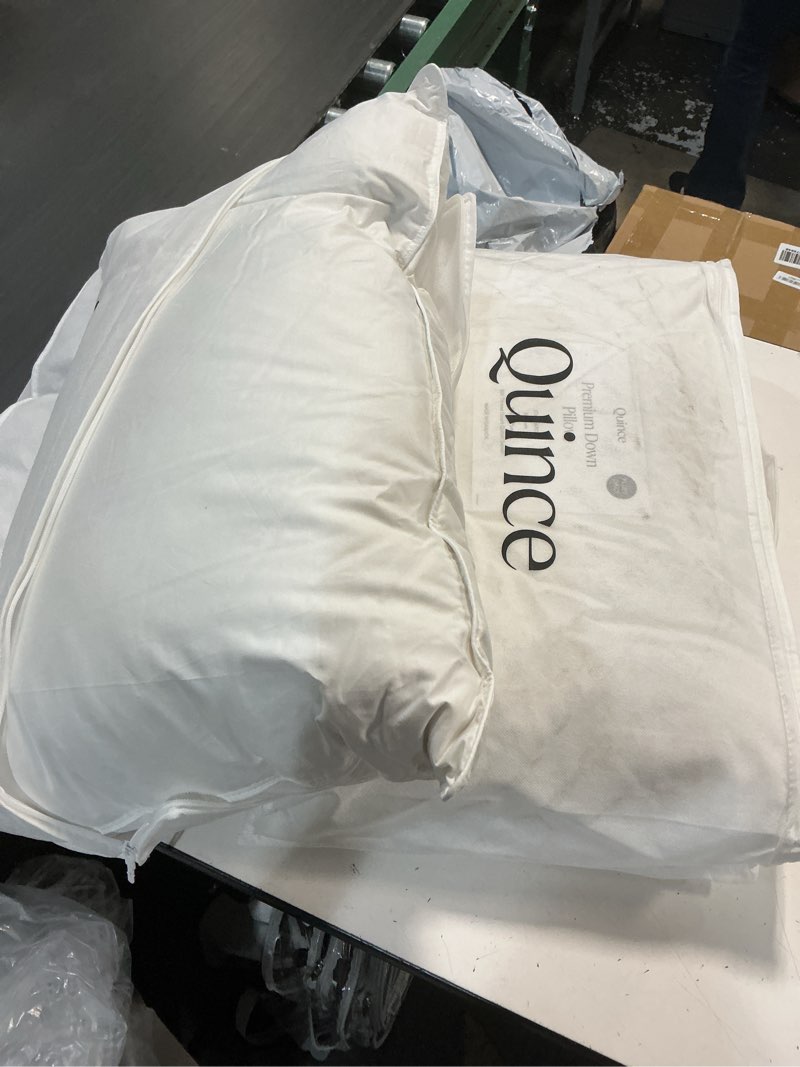 Condition photo showing New/Like New for quince premium down pillow standard