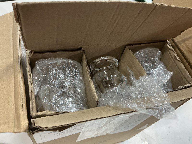 Condition photo showing New/Like New for 24 pcs candlestick holders glass clear taper candle holders 2.2" high candle stick for wedding centerpieces decor party supplies