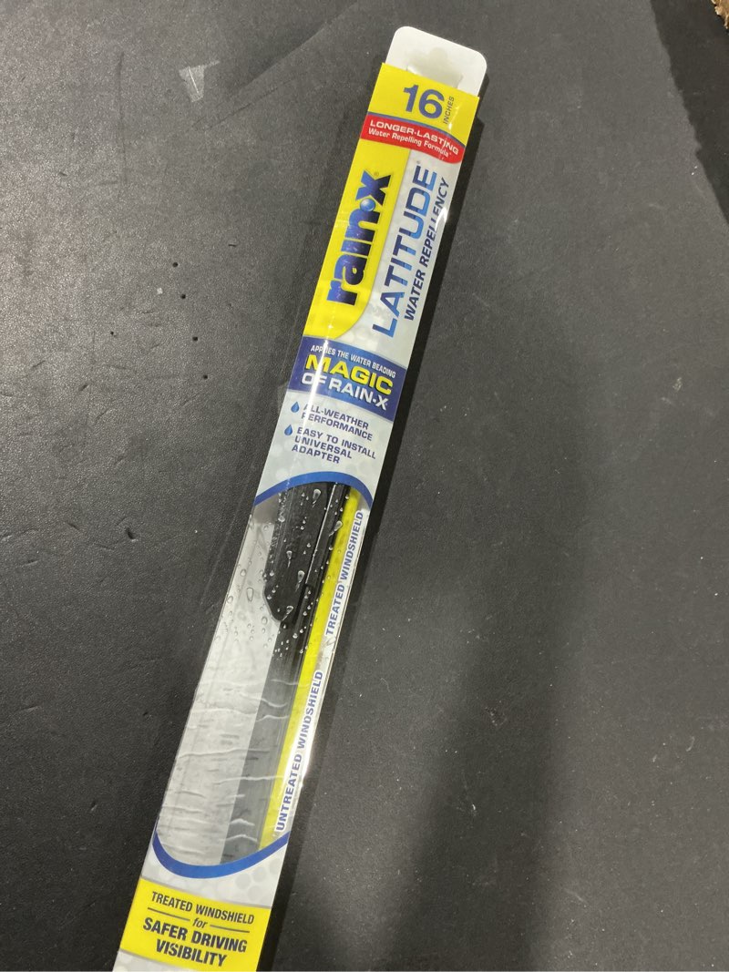 Condition photo showing Good Condition for Rain-X 810316 Repellency Water Repellent Wiper Blades, 16" Windshield Wiper,New & Improved Version of Latitude Wiper Blades w/Water Repellency Formula [Amazon Exclusive] 16" Repellency