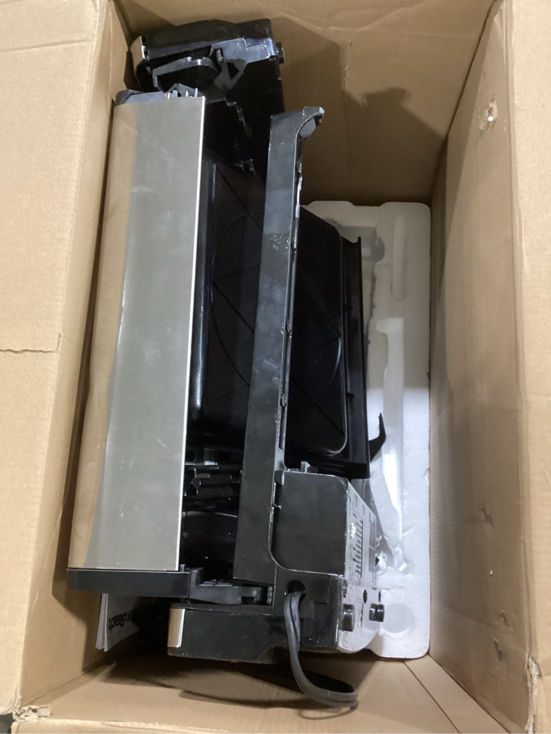 Condition photo showing As Is for Hamilton Beach Electric Indoor Searing Grill with Adjustable Temperature Control to 450F, 118 sq. in. Surface Serves 6, PFAS-Free Removable Nonstick Grate, Stainless Steel (25360) Stainless Steel 118 sq. in. Surface Serves 6