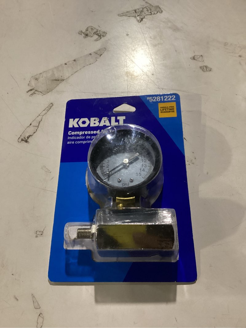 Kobalt Air Test Gauge 3/4 inch Press tool