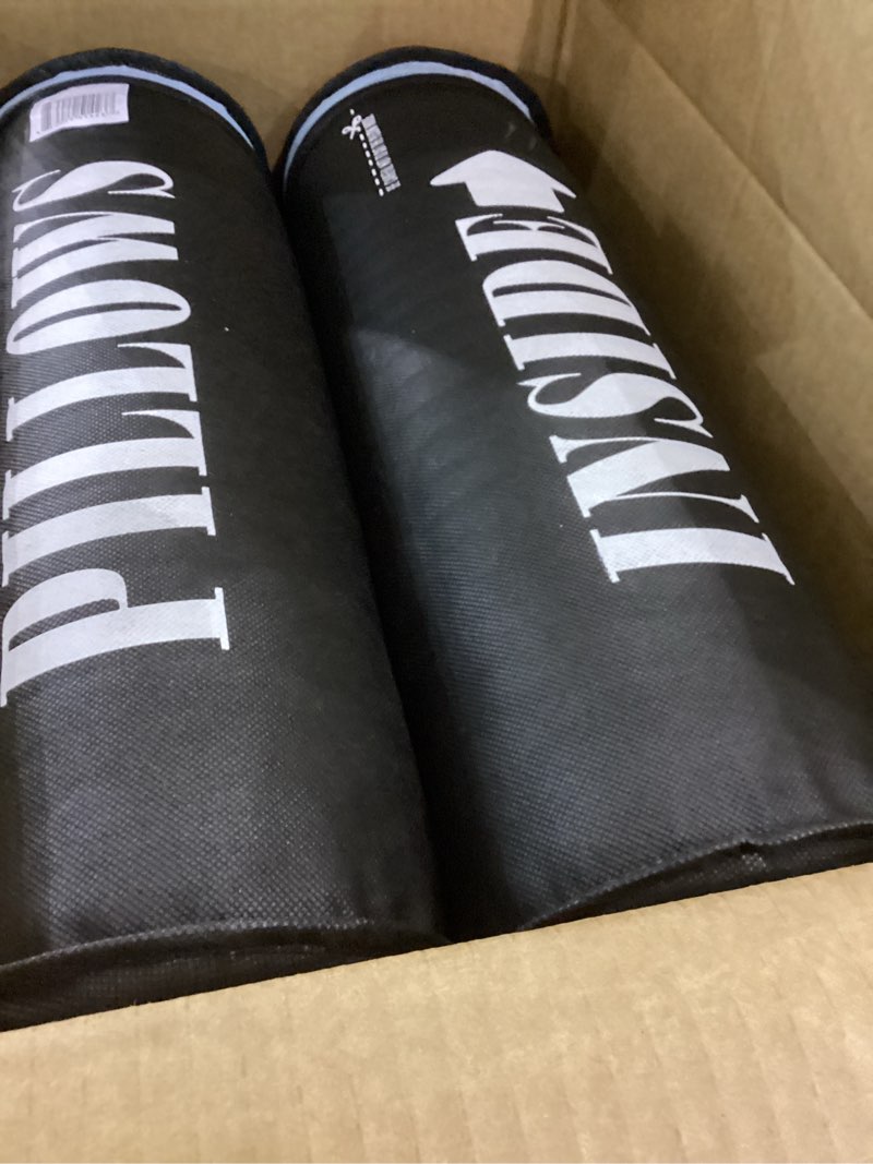 Condition photo showing New/Like New for Shredded Memory Foam Pillows Queen Size Set of 2 - Cooling Bed Pillows for Sleeping for Stomach, Back and Body - Cool Memory Pillows 2 Pack Queen Pillows Sets - Soft Pillows for Side Sleeper