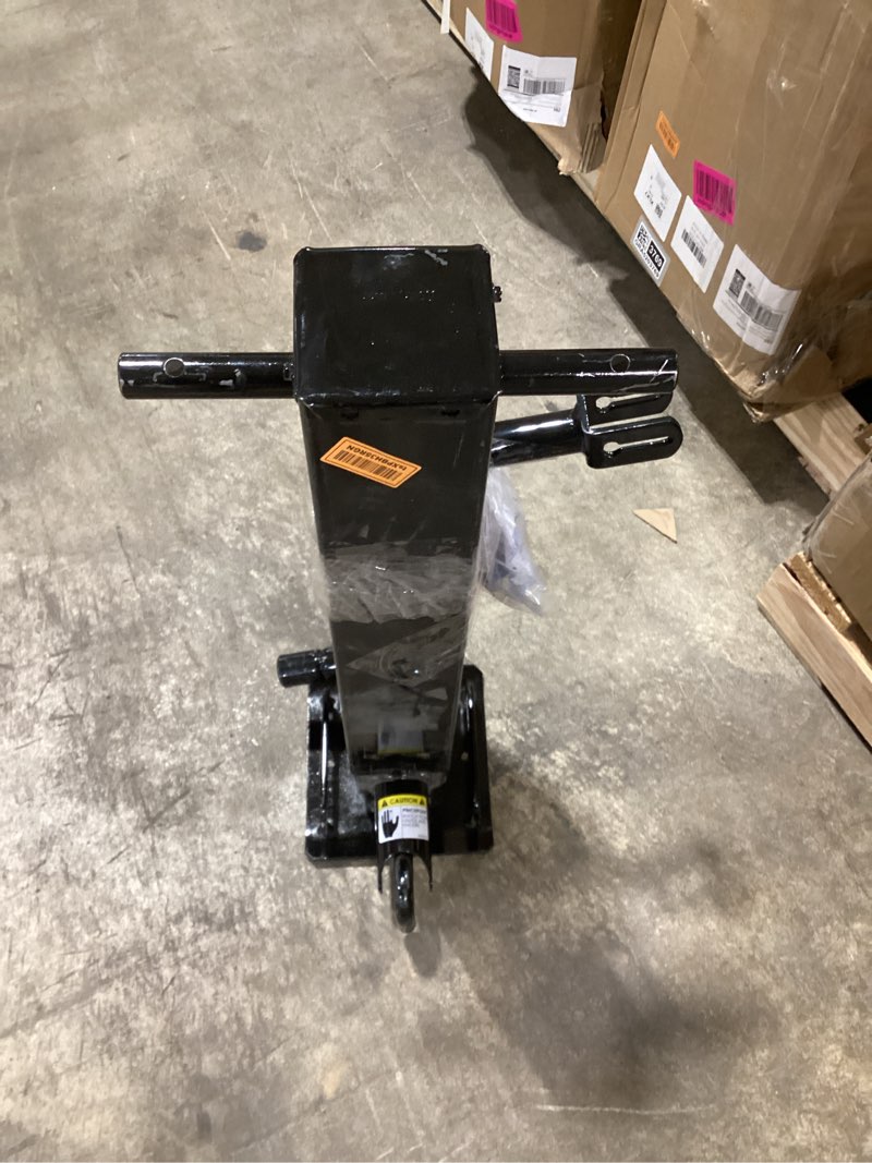 Condition photo showing As Is for reese pro series 1400980376 square trailer jack, no mount, 12,000 lbs. support capacity, sidewind, weld-on, 12-1/2 inch travel