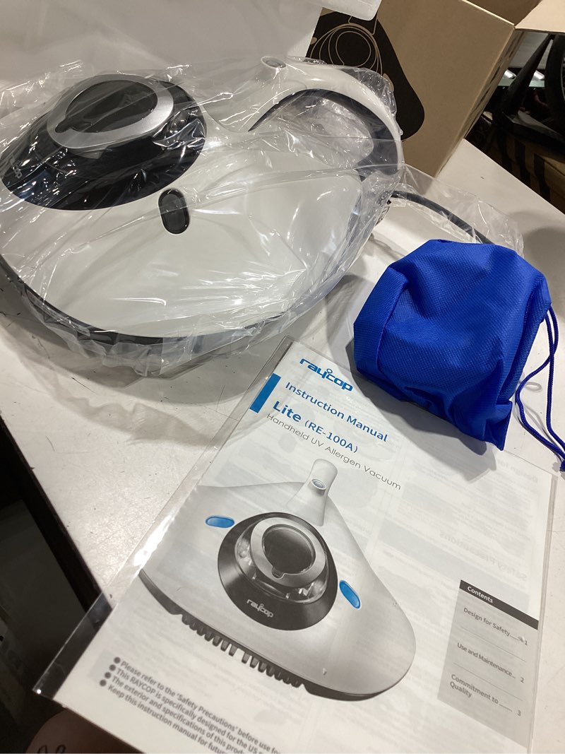 Condition photo showing New/Like New for raycop lite uv+ mattress allergen vacuum