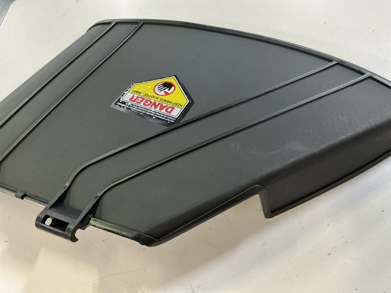 Condition photo showing New/Like New for 138-7502 deflector shield compatible with exmark quest e s series & toro | for 74690 74691 74694 74695 75743 mower, fits models qze725gkc42200 qze725gkc50200 qzs735gkc54200 qzs708gem54200
