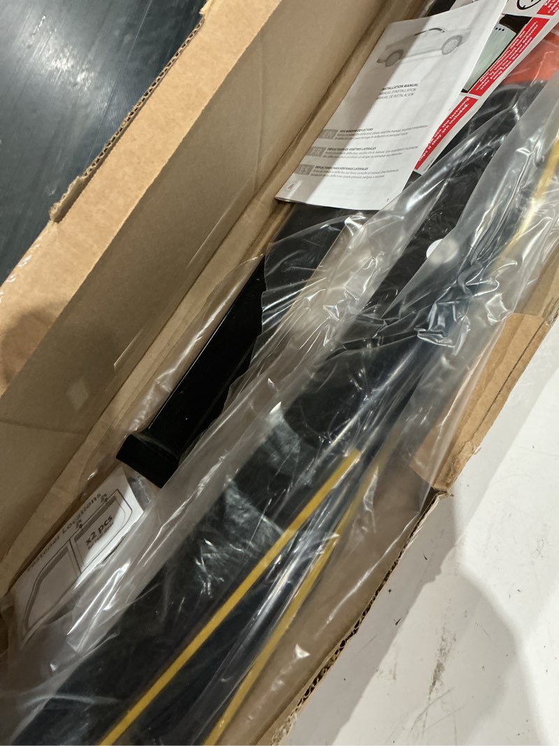 Condition photo showing As Is for in-channel window visors rain guards for