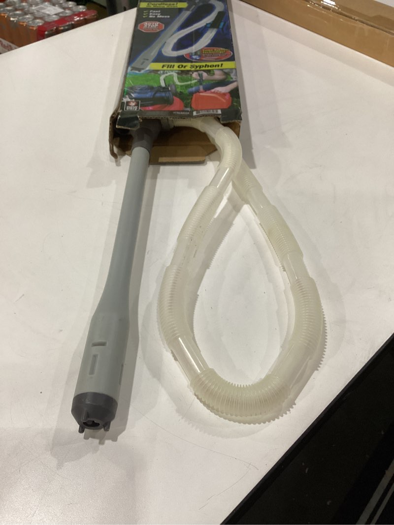 Condition photo showing As Is for USED Ontel Turbo Pump Automatic Liquid Transfer Pump