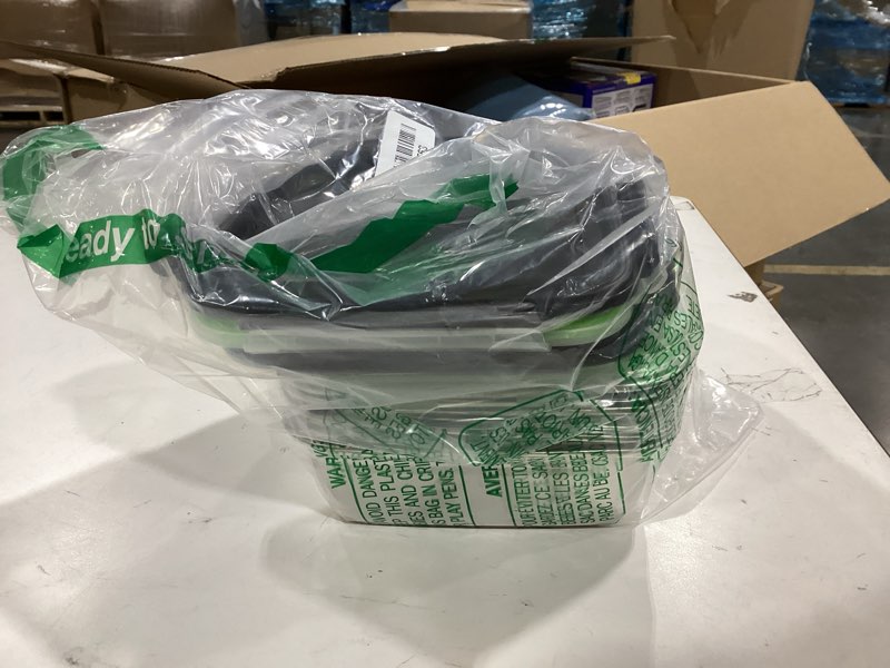 Condition photo showing New/Like New for 4 pack 40oz stainless steel sandwich containers with airtight lids, large capacity reusable metal lunch boxes for meal prep, bpa-free, dishwasher safe food storage containers (green, black) green, black – 4-pack