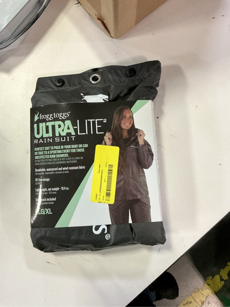 Condition photo showing Good Condition for (size xl)frogg toggs men's pro lite rain suit, waterproof, breathable, reliable protection against wet weather
