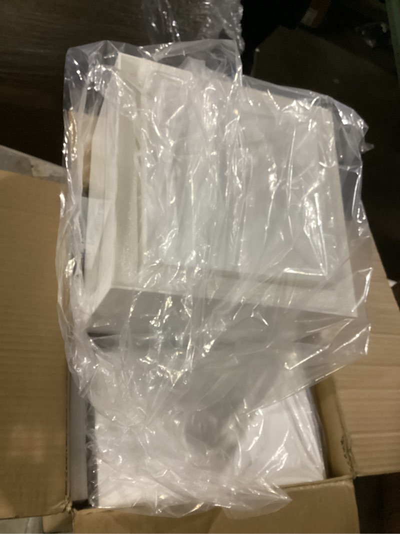 Condition photo showing New/Like New for pecmuikee buffet risers, food risers for buffet table, display stand shelf for catering dessert collectibles jewelry figures show, acrylic cube display nesting risers with hollow bottoms 6pcs 8"9"10" (8,9,10)"-2 set