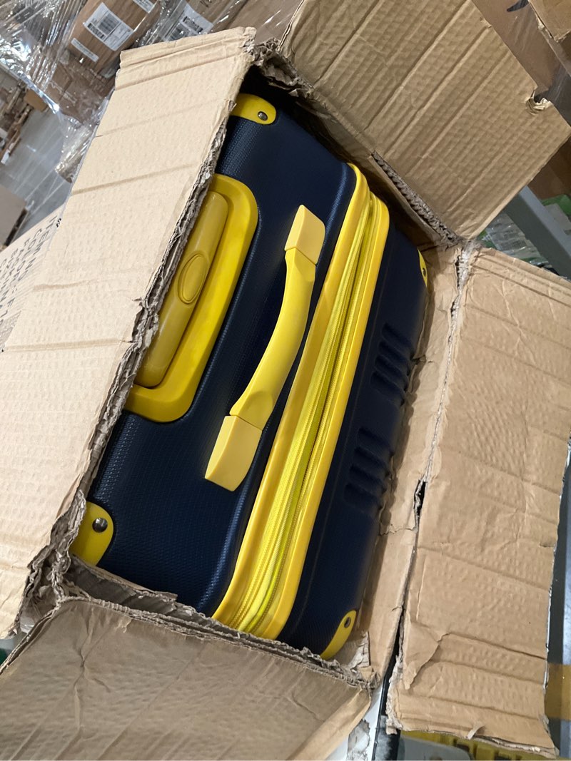 Condition photo showing Good Condition for rockland london hardside expandable luggage with spinner wheels, blue, 28-24-20-inch