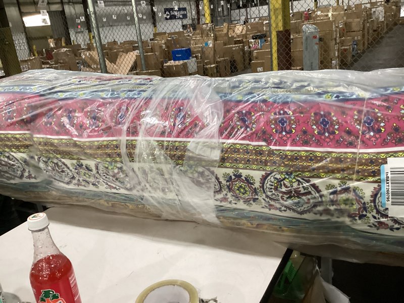 Condition photo showing Good Condition for maxyoyo bohemian retro mattress vintage floral japanese futon roll up tatami floor mat foldable mattress portable camping mattress sleeping pad floor lounger couch full size bohemian a full