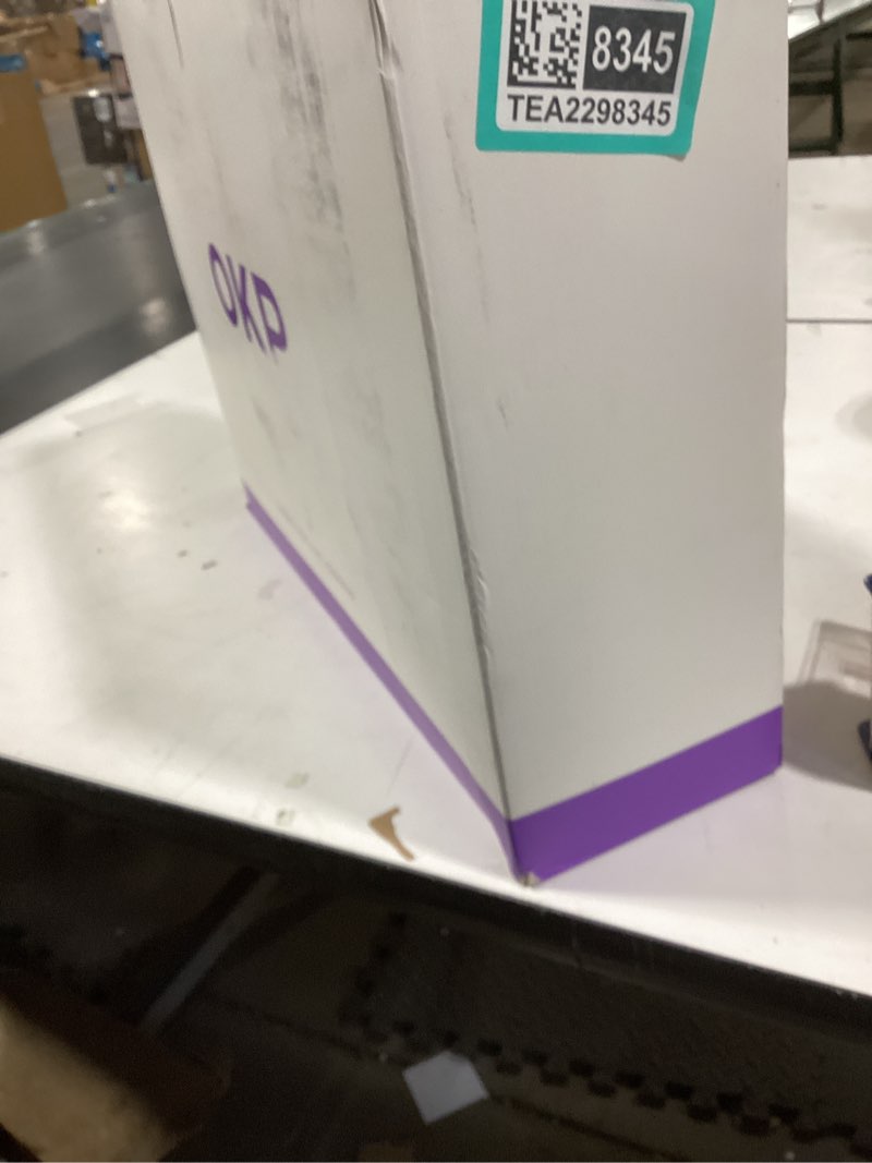 Condition photo showing New/Like New for OKP L1 Robot Vacuum Cleaner, V-Shaped Brush Anti-tangling Design,3800Pa, 200 Mins Runtime, Slim, Self-Charging Robotic Vacuum Cleaner, Ideal for Pet Hair and Hard Floors L1-White