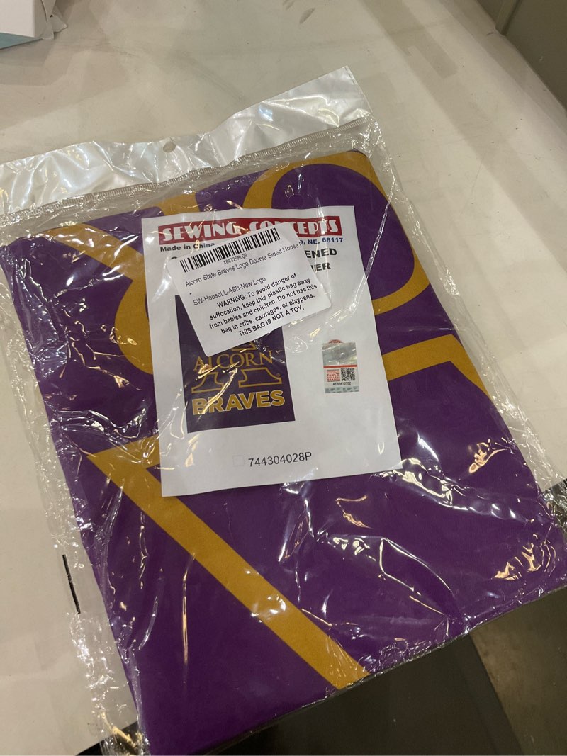 Condition photo showing New/Like New for Alcorn state braves logo banner