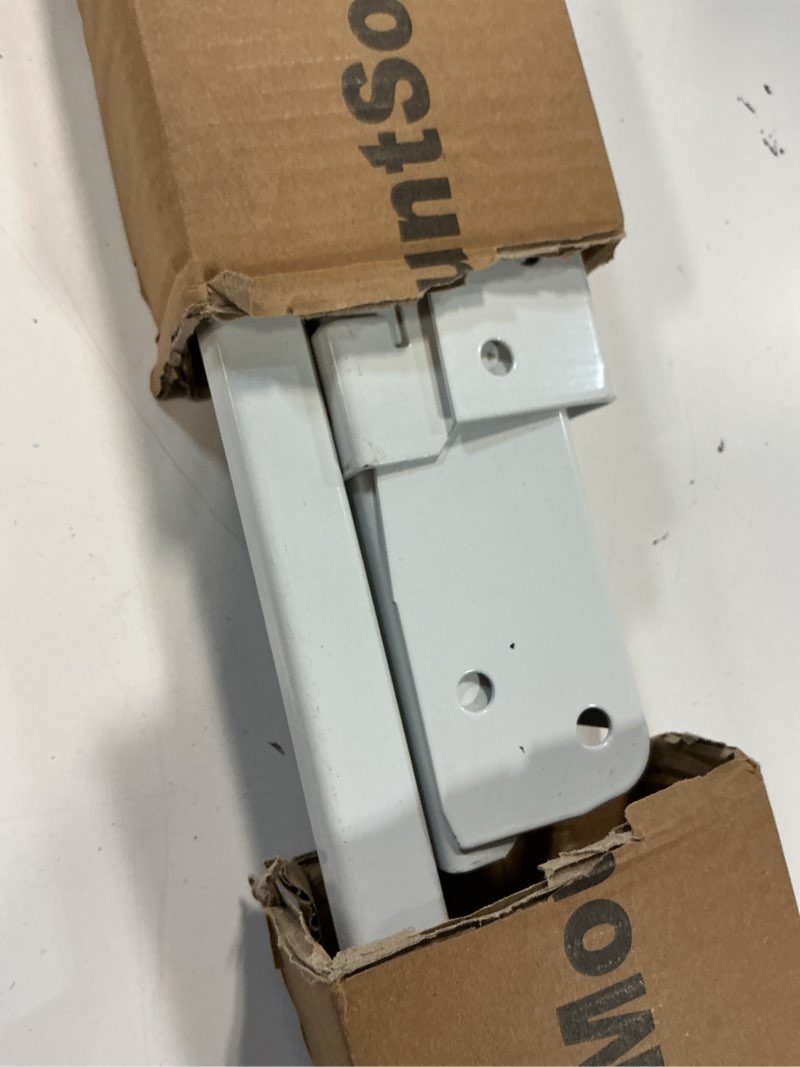 Condition photo showing As Is for heavy-duty outdoor mini split wall mount bracket for 9000-24000 btu | weatherproof mini split mounting bracket | includes drill bit & anti-vibration pads | max 550lb capacity 9000 - 24000 btu