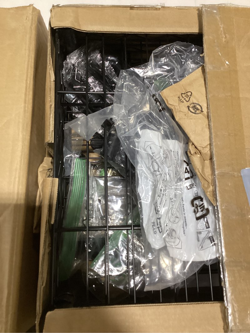 Condition photo showing Good Condition for Amazon Basics 5-Shelf Tower Adjustable Storage Shelving Unit, Black, 16 D x 16 W x 54 H in 5-Shelf Tower Black