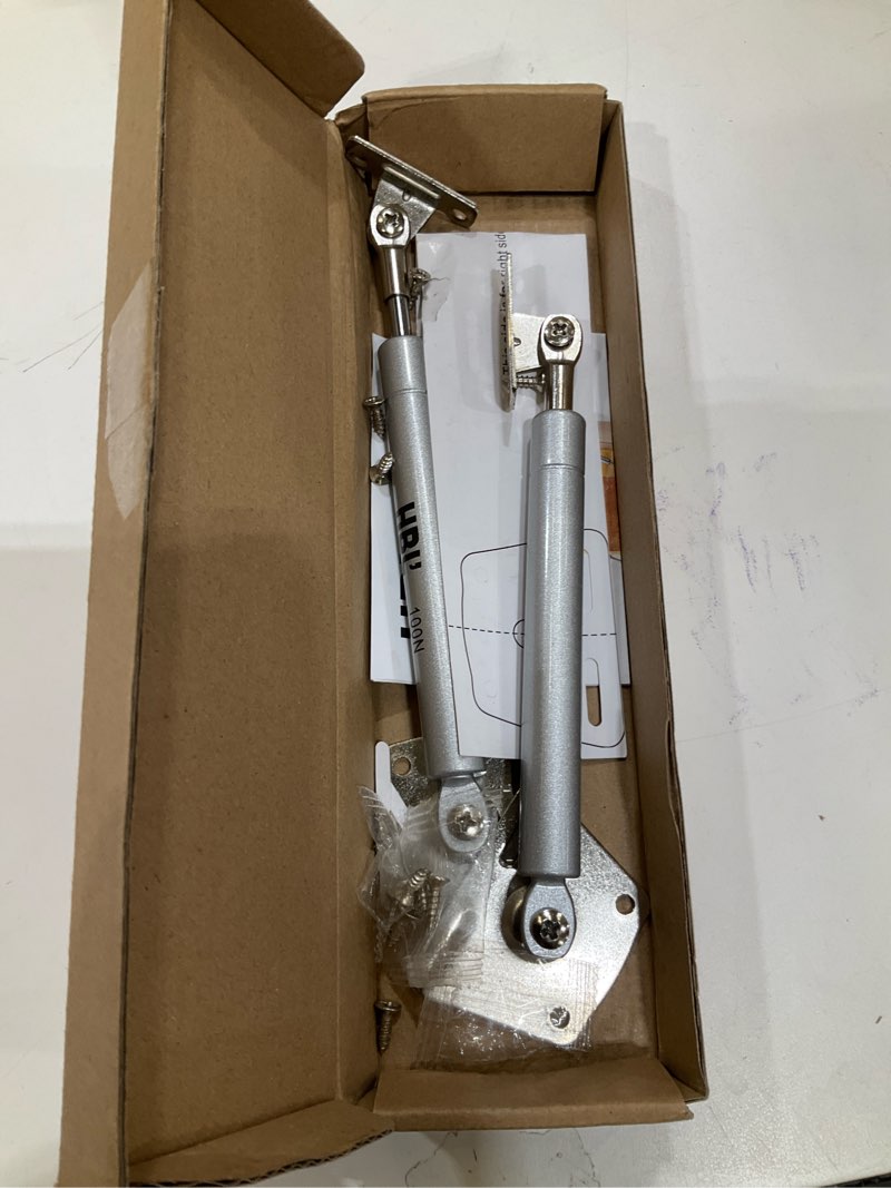 Condition photo showing Good Condition for HBL' 2 Pack 100N/22LBS Drop Down Gas Struts for Drop-Front Desk Downward Slowly Such as Fold-Down Desk, Flap Lid