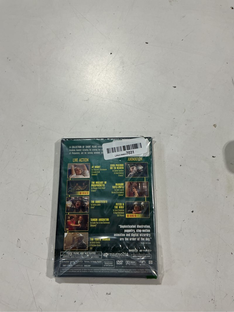 Condition photo showing Good Condition for a collection of 2007 academy award nominated short films