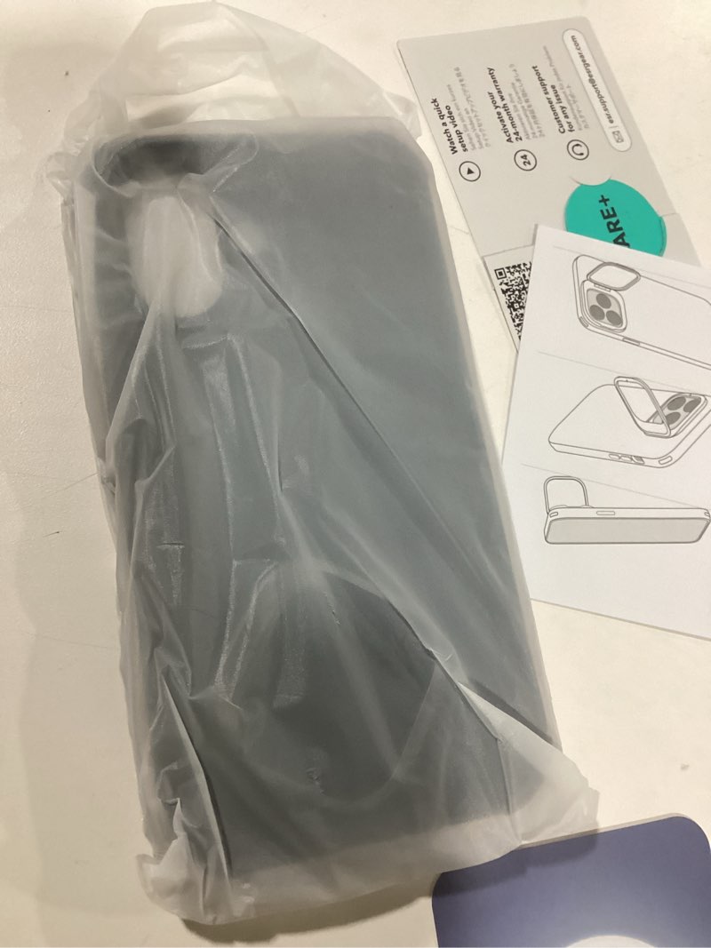 Condition photo showing Good Condition for ESR for iPhone 16 Case with Stash Stand, Camera Control, 23FT Military-Grade Shock-Absorbing Drop Protection, Compatible with MagSafe Accessories, Magnetic Cyber Series, Black iPhone 16 A-Camera Control-Black