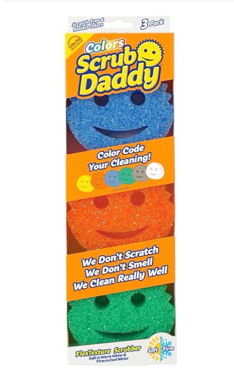 sponges set - variety colors - scratch-free multipurpose dish sponge(15pack)& 100% cotton waffle wea