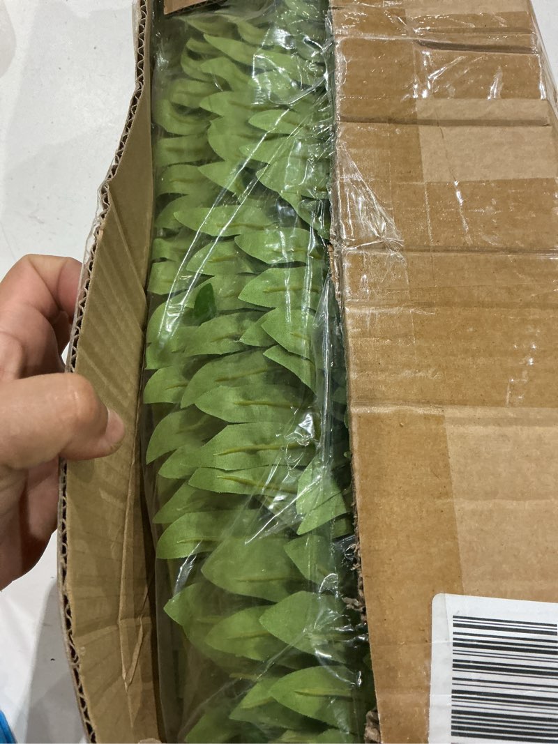 Condition photo showing Good Condition for forest prince 50" artificial boston ferns, fake bush plants, large faux ferns with 96 fronds for outdoors home decor