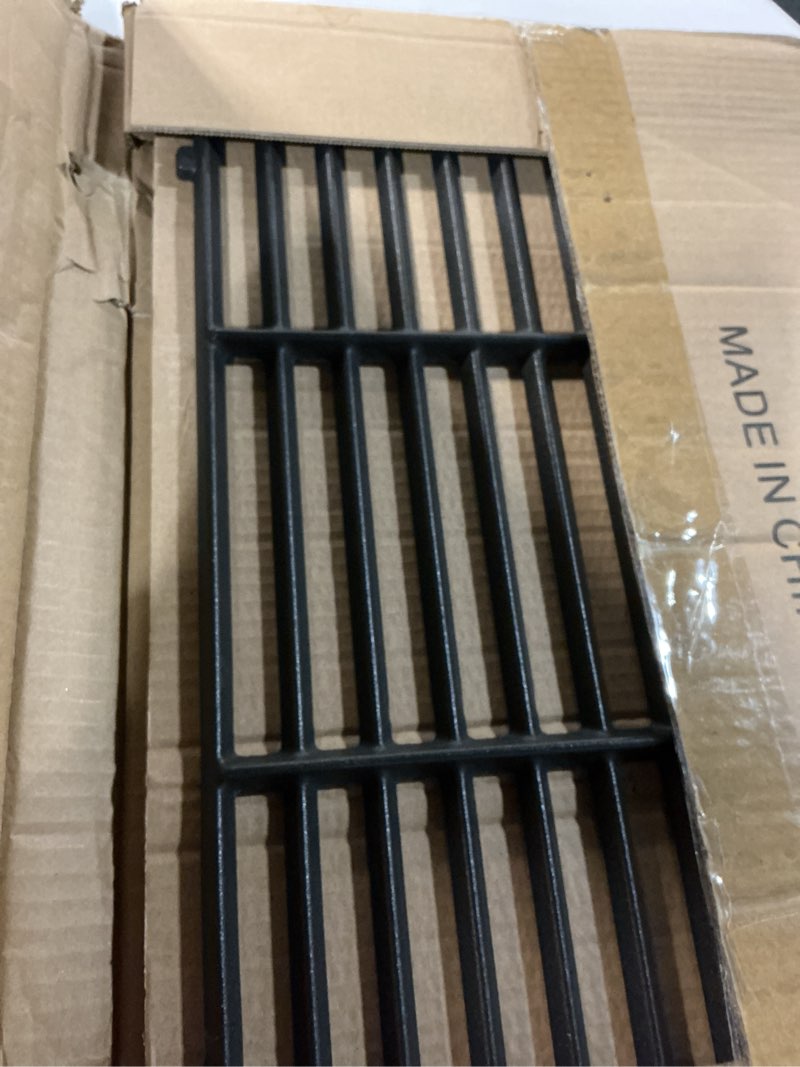 Condition photo showing New/Like New for 7524 genesis 300 series grates replacement parts for weber grill grates genesis e-310 e-320 e-330 s-310 s-320 s-330 ep-310 ep-320 ep-330 weber genesis grill parts 2 pcs cast iron grid 19.5 x 25.8 inch