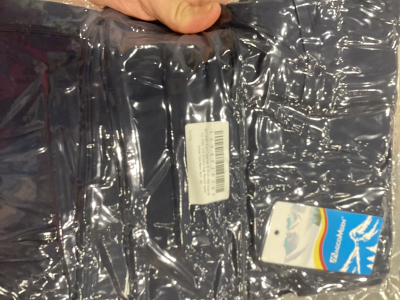 Condition photo showing New/Like New for MAGCOMSEN Womens High Waisted Flare Leggings Tummy Control Yoga Pants with Pockets Mini Flared Bootcut Workout Casual Light Purple X-Small