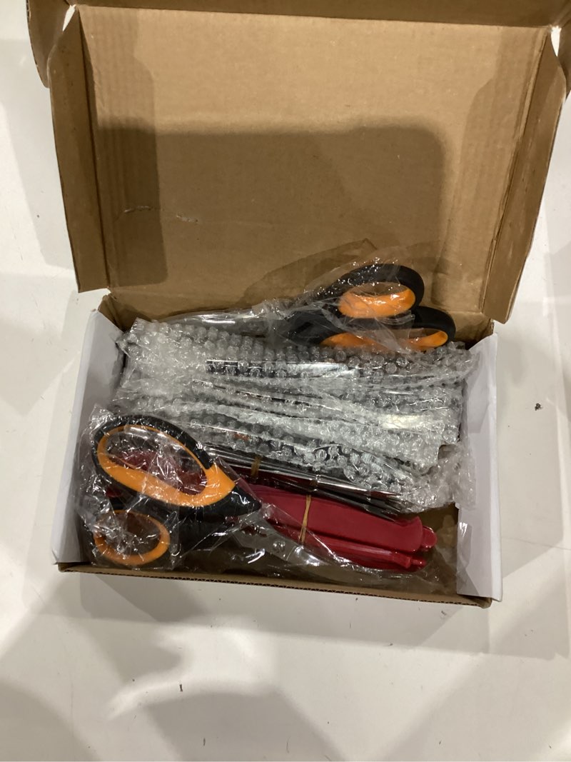 Condition photo showing Good Condition for Hiware 20-piece Seafood Tools Set includes 6 Crab Crackers, 6 Lobster Shellers, 6 Crab Leg Forks/Picks and 2 Seafood Scissors & Storage Bag - Nut Cracker Set