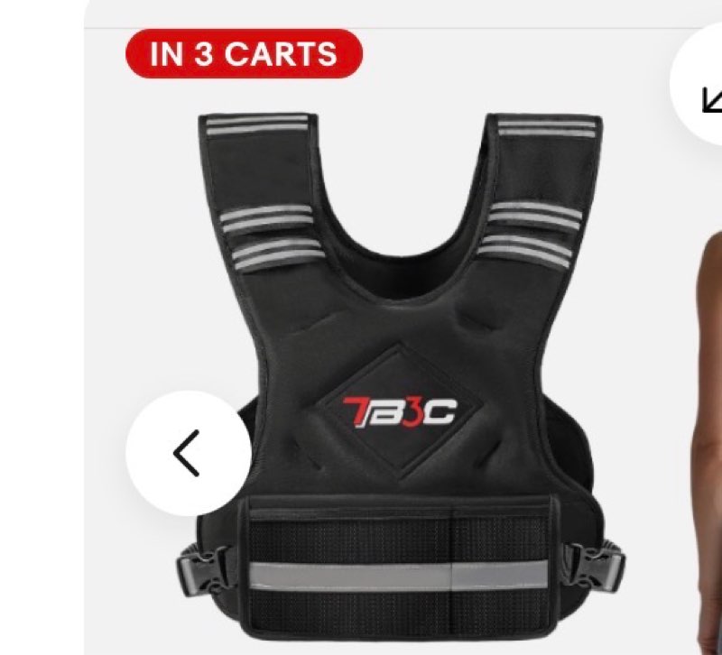 Weighted Vest for Men and Women 11-20lb Vest with 6 Ironsand Weights for Home