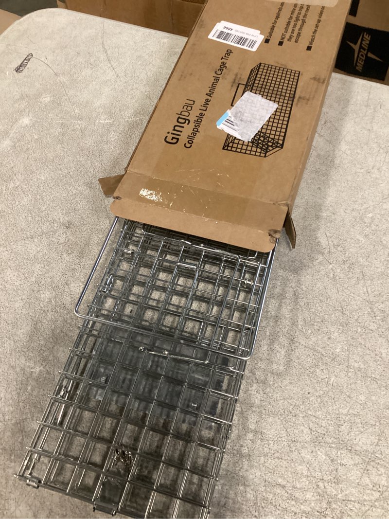 Condition photo showing Good Condition for gingbau squirrel trap foldable heavy duty humane live animal cage trap (not for mouse)