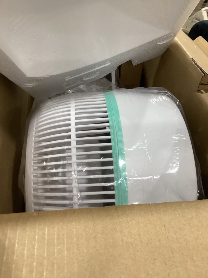 Condition photo showing Good Condition for coococo pedestal fan with remote, 90°+360° oscillating floor fans with 32 speeds, super quiet air circulator fan for bedroom, 12h timer, adjustable height, gifts for housewarming office