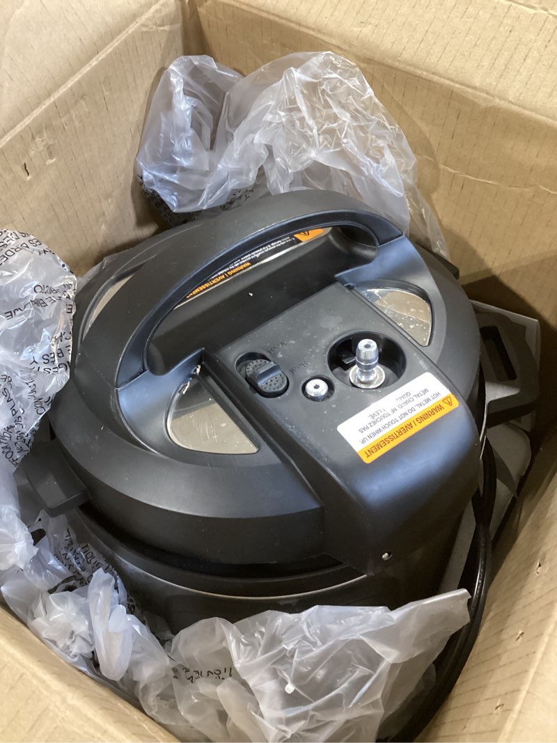 Condition photo showing Good Condition for instant pot duo 7-in-1 mini electric pressure cooker, slow rice cooker, steamer, sauté, yogurt maker, warmer & sterilizer, includes free app with over 1900 recipes, stainless steel, 3 quart