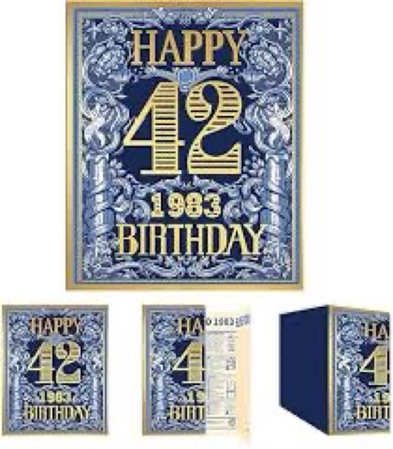 Grardist 2025 42nd Bir .ge Blue GoldEnvelope Vew