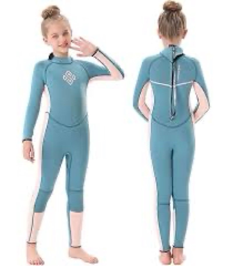 O'Neill Youth Reactor-2 3/2mm Back Zip Full Wetsuit 8 Black/Ocean