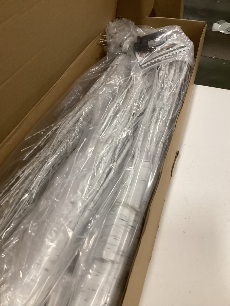 Condition photo showing New/Like New for 6FT Enchanting Birch Tree with 1300 LED Lights, Twinkle Light White Christmas Tree with Timer IP44 Waterproof for Indoor Outdoor Festival Wedding Party Christmas Decorations White 6ft (Multifunction)