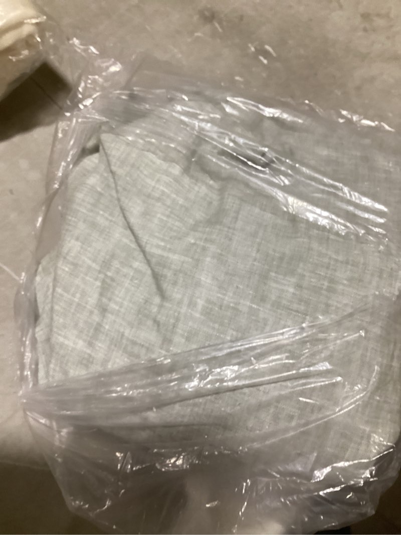 Condition photo showing Good Condition for european linen true blackout curtain, 48x96, sage