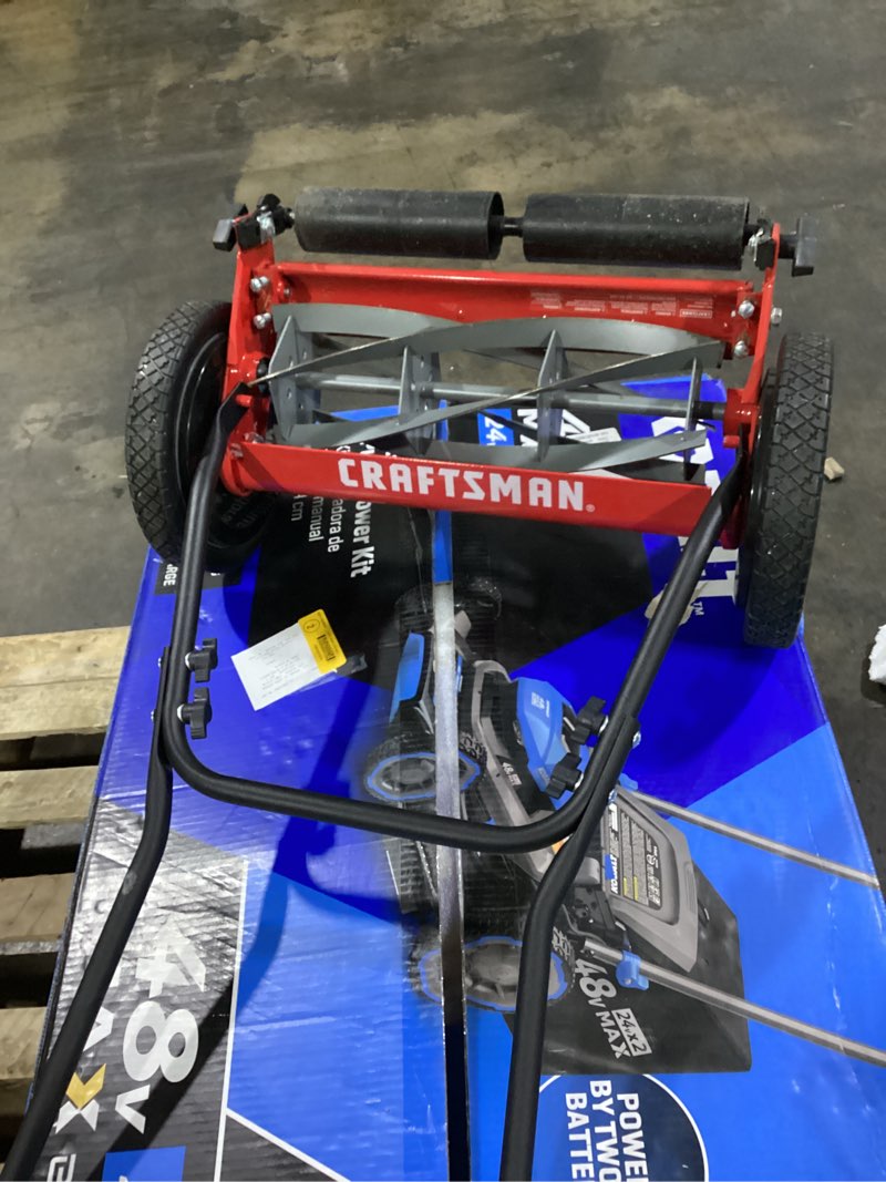 Condition photo showing Good Condition for craftsman 1816-16cr 16-inch 5-blade push reel lawn mower red lawn mower 16-inch, 5-blade