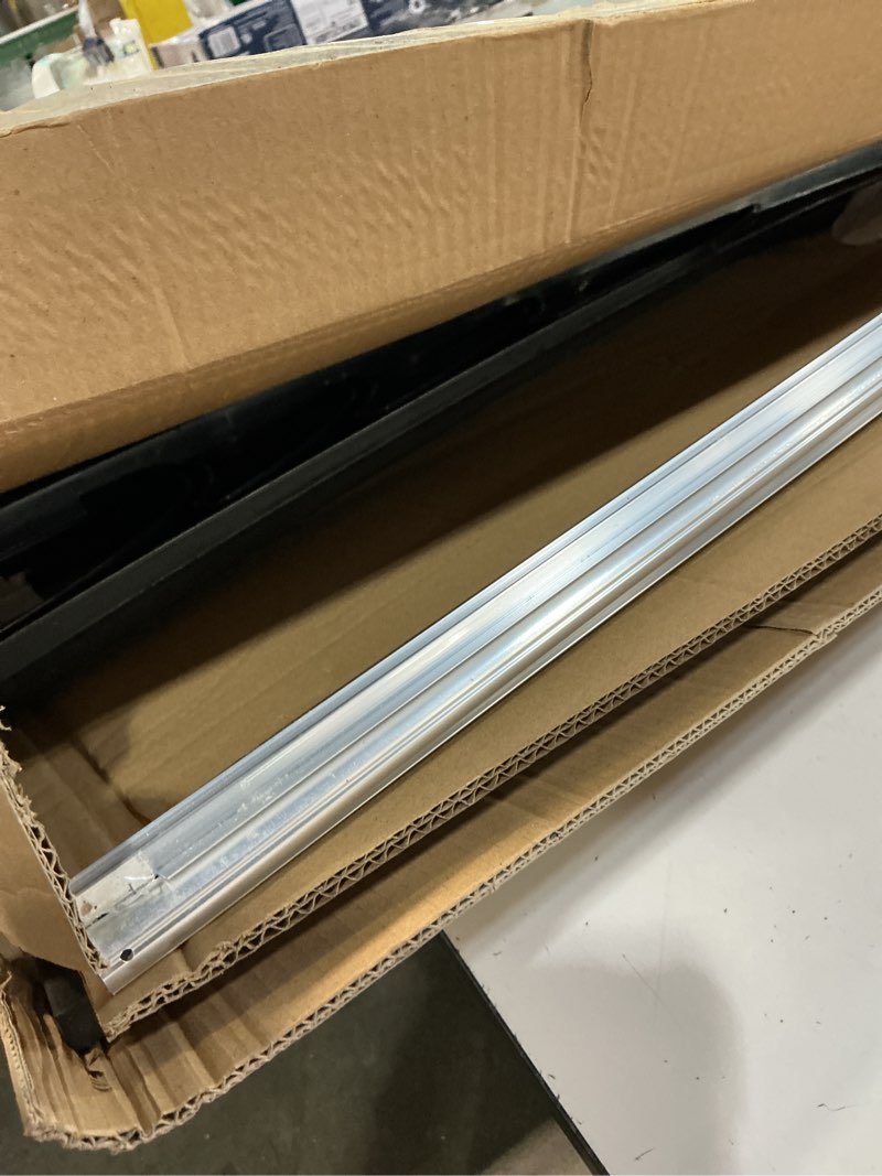 Condition photo showing Good Condition for 40inx40in door awning canopy polycarbonate window awning exterior with uv and weather protection outdoor entrance cover with abs brackets for porch patio window