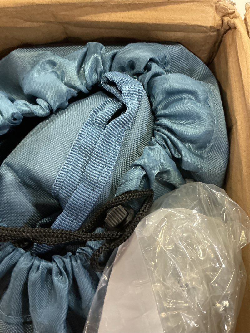 Condition photo showing Good Condition for PORTAL Outdoor Rocking Chair Camping Folding Portable Rocker with Cup Holder Side Pocket Carry Bag, Support 350LBS (Mesh Blue) 1 Pack-midnight Blue-mesh