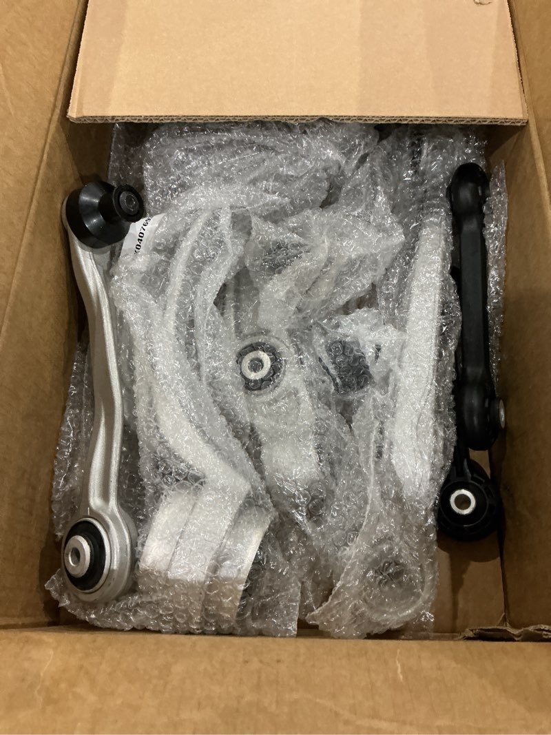 Condition photo showing As Is for (similar to but not exact)front lower upper control arm suspension kit compatible with 2009-2010 audi a4/a4 quattro, a5/a5 quattro, q5, s4, 2008-2010 audi s5 2009-2010 b8 (10pcs)