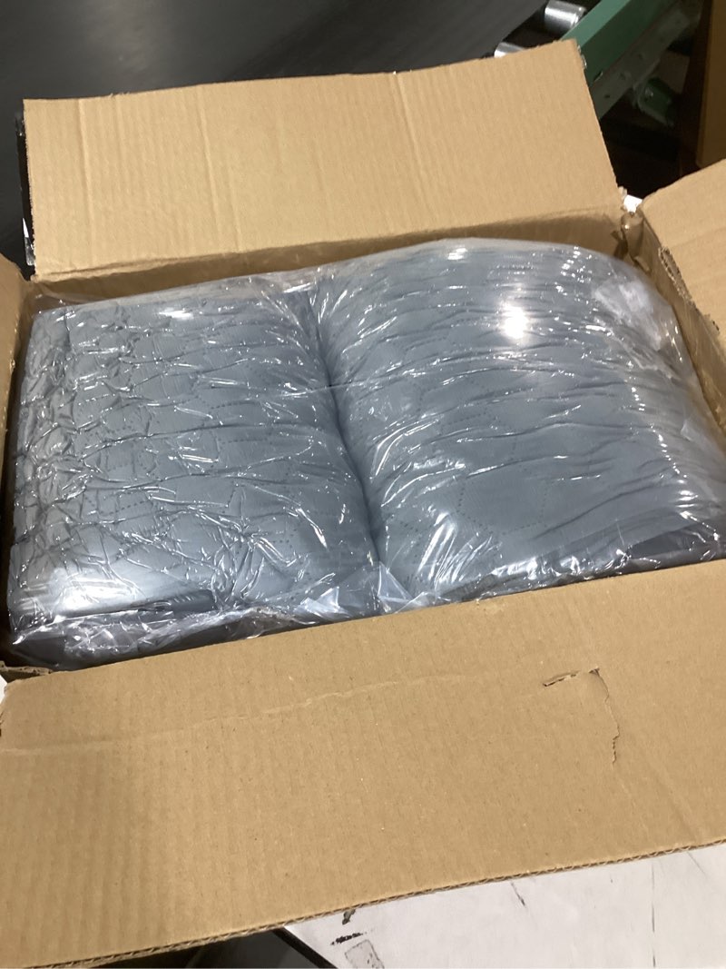 Condition photo showing New/Like New for Dog Car Seat for Medium/Large Dog Booster Seat for Dogs Under 60 lbs or 2 Small Dogs, Multi-Functional Pet Car Seat with Thick Cushion, 2 Safety Leashes (BlackGray) Black/Gray Medium