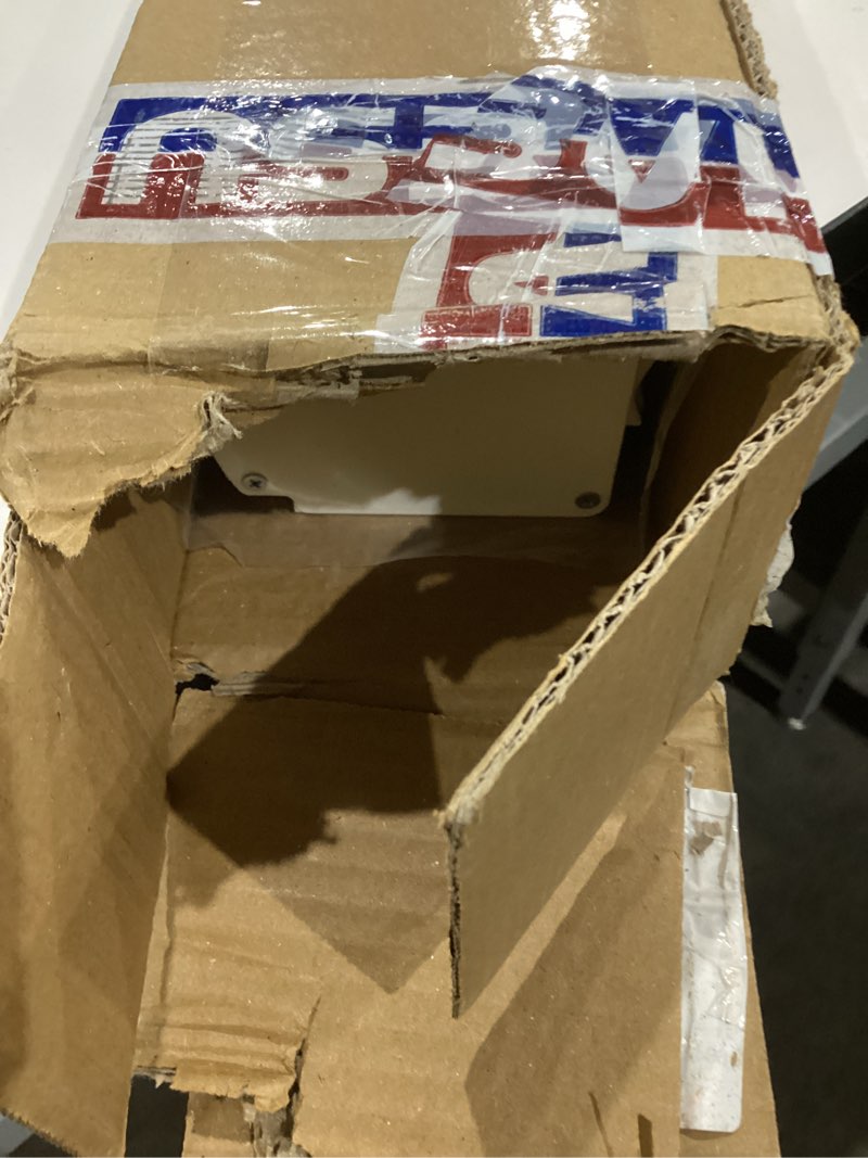 Condition photo showing As Is for Shadesu Cordless Zebra Blinds for Windows, 70" W x 72" H, White, Dual Layer Free-Stop Zebra Shades, Light Control for Day and Night, Sheer Blinds for Indoor Windows, Bedroom, Kitchen 01- White ( Cordless ) 70"W x 72"H