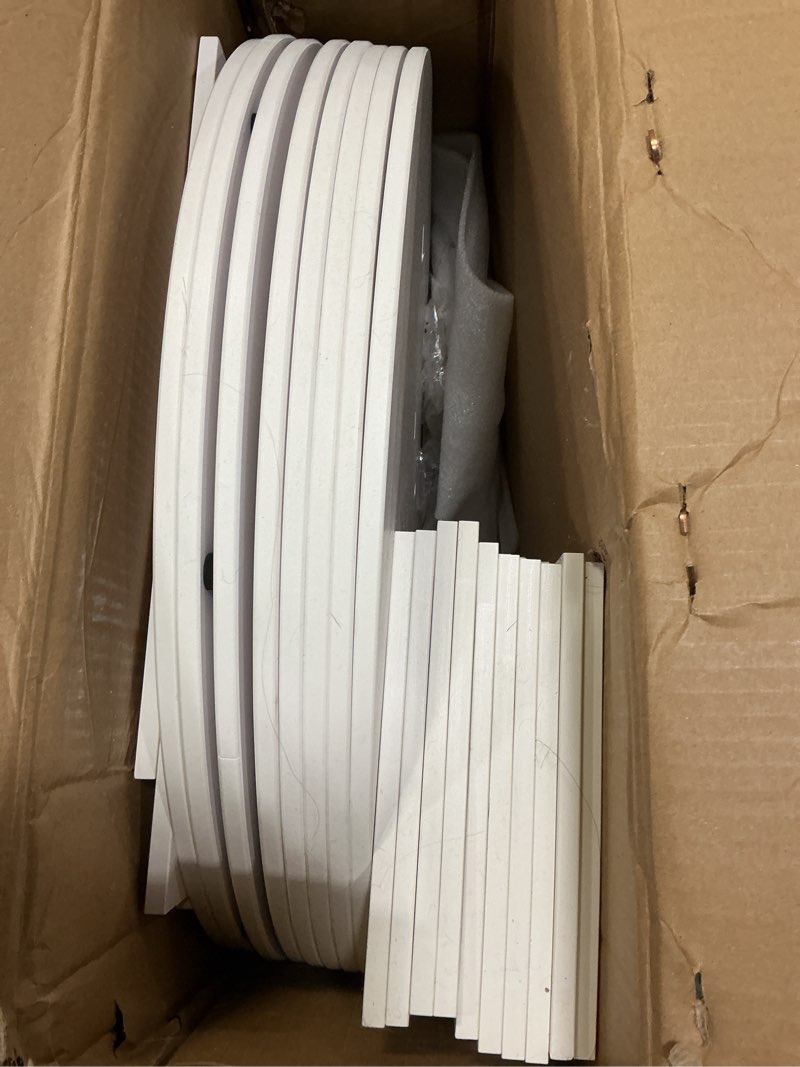 Condition photo showing Good Condition for SpaceAid Rotating Shoe Rack 6 Tier Organizer, High Bottom Design Shoe Tower Spinning Storage Lazy Susan, Revolving Rack 360, Closet Handbag Display Rotate Organizers (White)