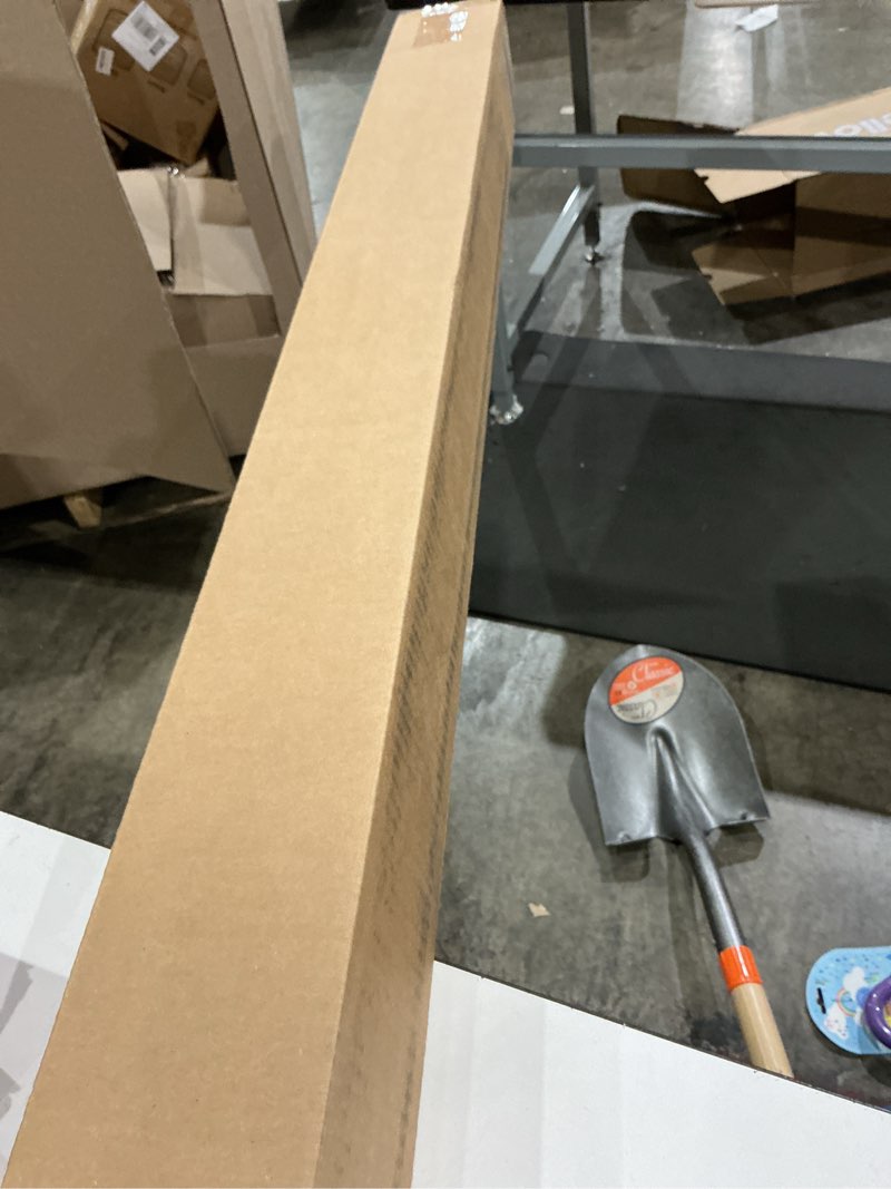 Condition photo showing Good Condition for 350 - blank newel post - 3 1/2" x 48" square wood box newel, durable & customizable staircase post, easy to install, strong & stylish, perfect for wood stairs & railings (red oak)