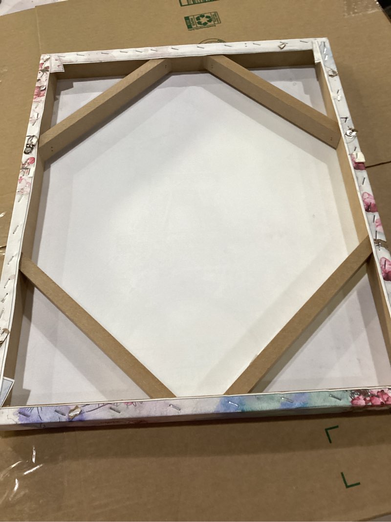 Condition photo showing As Is for Canvas with Eiffel tower