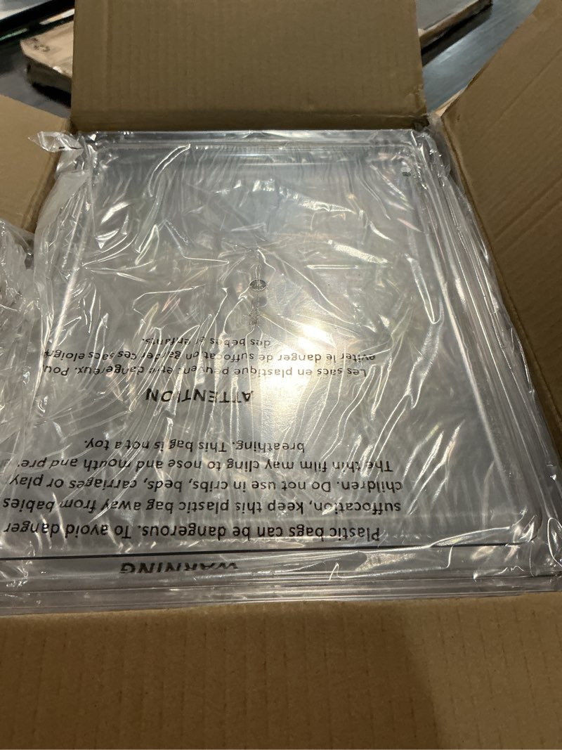 Condition photo showing New/Like New for clearspace plastic storage bins with lids x-large – perfect kitchen organization, desk organizer or pantry storage – desktop organizer, pantry organization and storage bins, cabinet organizers 8 pack