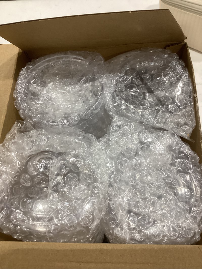 Condition photo showing Good Condition for tioncy 12 pcs ice cream bar supplies sugar bowls with lid and spoon acrylic candy dispenser party bar hot cocoa sundae caramel apple dipping container with tag (13 oz,clear) 13 oz clear 12